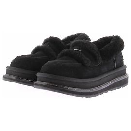 Sacai Schwarze Plateauslipper Schwarz