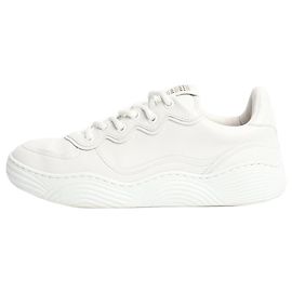 Alaïa Baskets en cuir découpé au laser blanches - EU 39 Blanc