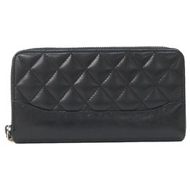 Chanel Gabrielle line wallet Black