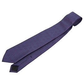 Gucci GG pattern polka dot tie, purple silk, men's. Purple