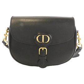 Christian Dior Bobby Medium Schultertasche Schwarz