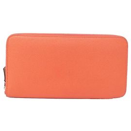 Cartera clásica de seda Hermès ASTROLOGIE NOUVELLE Rosa