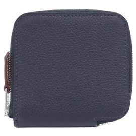 Hermès Carteira/Porta-moeda em seda Hermes Mervilleuses Lanternes Azul