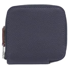 Hermès Porte-monnaie en soie Hermes Mervilleuses Lanternes Bleu