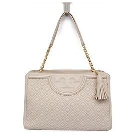 Damentasche aus Leder Tory Burch Fleming Chain Shoulder - Hellrosa Pink