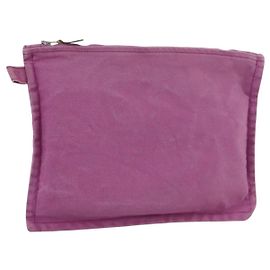Hermès Bora Pouch MM Purple Cotton Purple