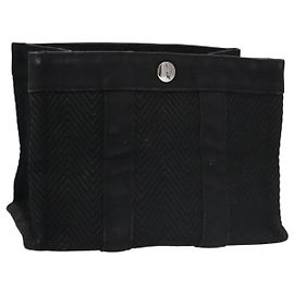 Hermès Hermes Mini Cabas Pouch Black