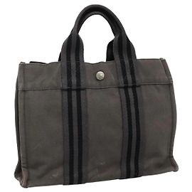 Sac Fourre Tout PM Hermès Gris