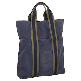 Sac cabas Fourre Tout Hermès Bleu
