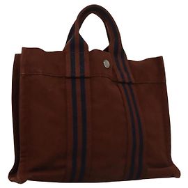 Borsa Hermès Fourre Tout PM Marrone