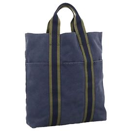 Sac cabas Fourre Tout Hermès Bleu