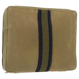 Estuche de viaje Hermès Fourre Tout Verde