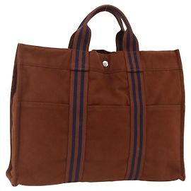 Bolsa Fourre Tout MM Hermès Marrom