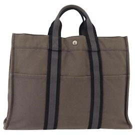 Bolso Fourre Tout MM de Hermès Gris