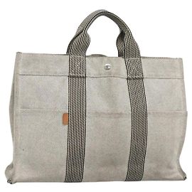 Bolsa Fourre Tout MM Hermès Cinza
