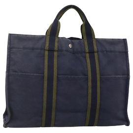 Borsa Fourre Tout MM di Hermès Blu