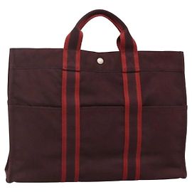 Borsa Fourre Tout MM di Hermès Rosso
