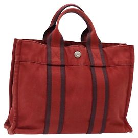 Sac Fourre Tout PM Hermès Rouge