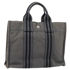 Bolsa Hermès Fourre Tout PM Cinza