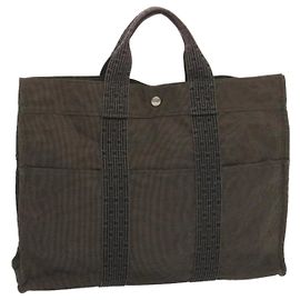 Hermès Her Line MM Tote Grau