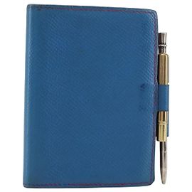 Hermès Hermes Agenda PM Day Planner Cover Blue
