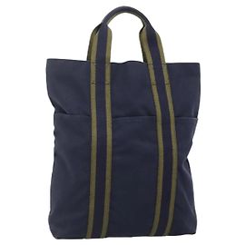 Sac cabas Fourre Tout Hermès Bleu