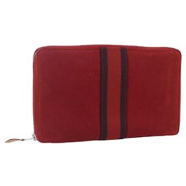 Hermès Hermes Perth GM Long Wallet Red