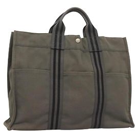 Bolsa Fourre Tout MM Hermès Cinza