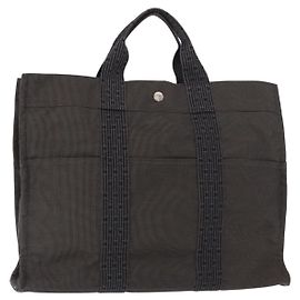 Bolsa Hermès Her Line MM Cinza
