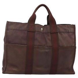 Bolsa Fourre Tout MM Hermès Marrom