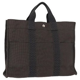 Hermès Her Line MM Handtasche Grau