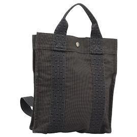 Hermès Herbag A Dos PM Rucksack Grau