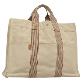 Bolsa Fourre Tout MM Hermès Bege