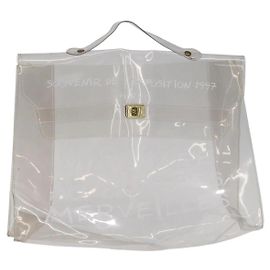 Hermès Kelly Handtasche Weiß Weiß