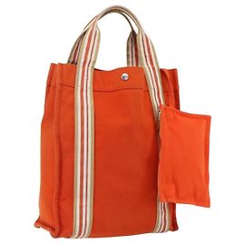 Bolso Tote de Playa Hermès Naranja