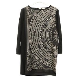Camicia tunica in seta Hermès nera Nero