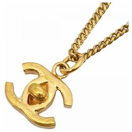 Collana Turnlock Chanel D'oro