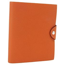 Hermès Hermes Note Planner Leather Orange Orange