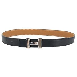 Hermès Hermes Constance Mini Reversible Belt Leather Black