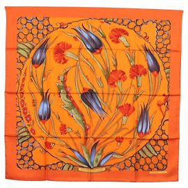 Sciarpa Hermès Carré 90 Arancione