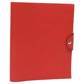 Hermès Hermes Yuris GM Note Cover Leather Red