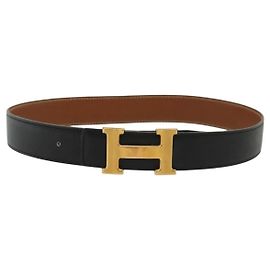 Cinto Constance H da Hermès Preto
