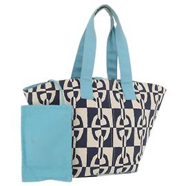 Borsa Tote Panier Plage PM di Hermès Blu
