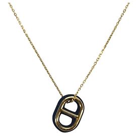 Colar Chaine D'ancre Au Maiyon da Hermès Dourado