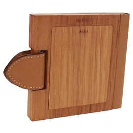Cornice fotografica Hermès in legno beige Beige