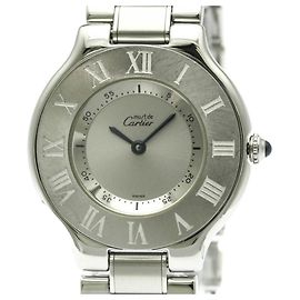 Reloj de pulsera de acero inoxidable Quartz Cartier Must 21 Otro