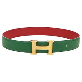 Cinto Constance H da Hermès Verde