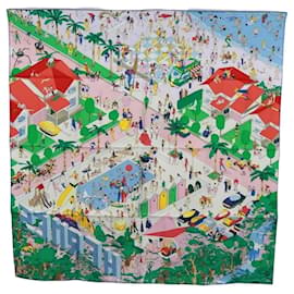 Sciarpa Hermès Carré 90 Multicolore