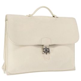 Sac Adepeche 41 d'Hermès Blanc