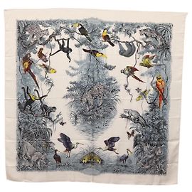 Sciarpa Hermès Carré 140 Bianco